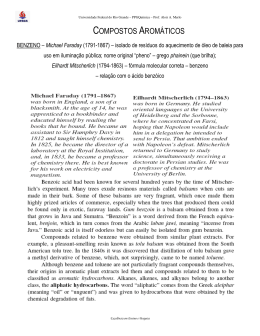 Compostos Arom&aacute;ticos - Parte I