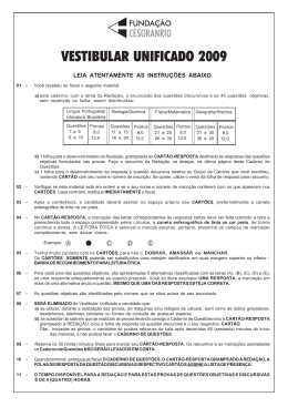 PROVA MONTADA.pmd - Col&eacute;gio e Vestibular de A a Z