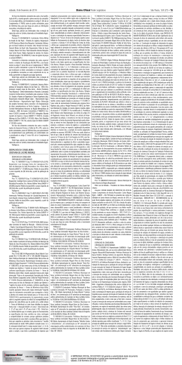 s&aacute;bado, 8 de fevereiro de 2014 Di&aacute;rio Oficial Poder Legislativo S&atilde;o