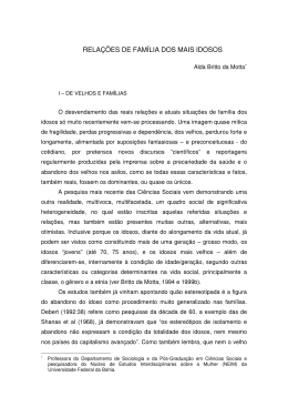 ALDA B. MOTTA Rela&Atilde;&sect;&Atilde;&micro;es de familia dos mais idosos