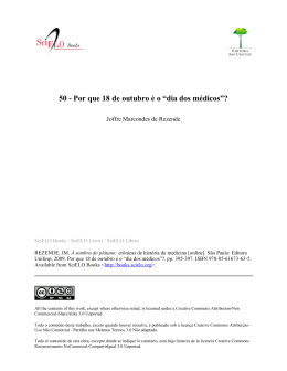 50 - Por que 18 de outubro é o “dia dos médicos”?