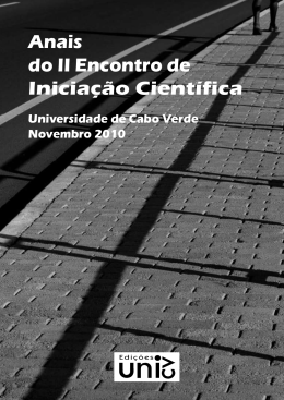 Anais do II Encontro de Inicia&ccedil;&atilde;o Cient&iacute;fica