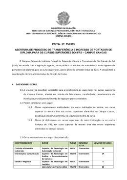 edital nº. 35/2015 abertura de processo de transferência e ingresso