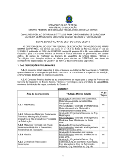1 servi&ccedil;o p&uacute;blico federal minist&eacute;rio da educa&ccedil;&atilde;o centro - cefet-mg