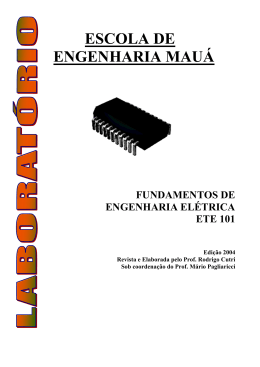 Apostila de Laborat&oacute;rio