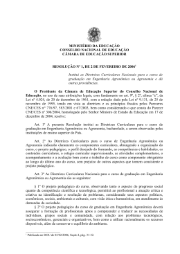Resolução CNE/CES nº 1, de 2 de fevereiro de 2006