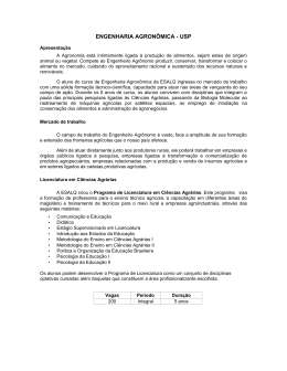 ENGENHARIA AGRONÔMICA - USP