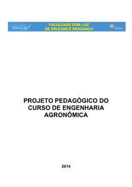 projeto pedag&oacute;gico do curso de engenharia agron&ocirc;mica