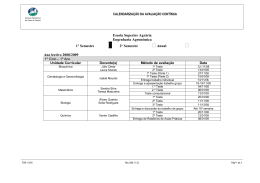 Escola Superior Agrária Engenharia Agronómica 1º Semestre 2º