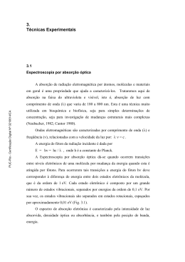 3. T&eacute;cnicas Experimentais