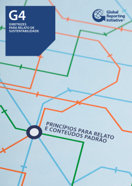 Princ&iacute;pios para Relato e Conte&uacute;do Padr&atilde;o