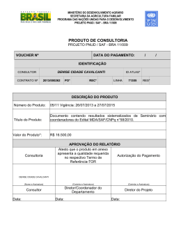 ROTEIRO B&Aacute;SICO PARA ELABORA&Ccedil;&Atilde;O DE RELAT&Oacute;RIOS DE