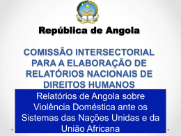 República de Angola COMISSÃO
