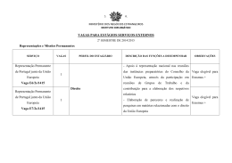 Servi&ccedil;os Externos - Instituto Diplom&aacute;tico