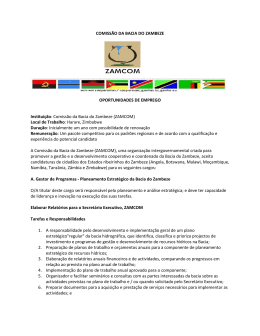 Comiss&atilde;o da Bacia do Zambeze (ZAMCOM)