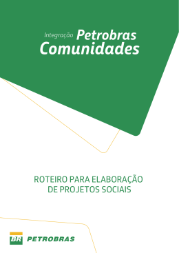 roteiro para elabora&ccedil;&atilde;o de projetos