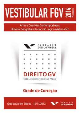 Grade de Corre&ccedil;&atilde;o