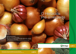 Ordago - O Herbicida Pré-emergente