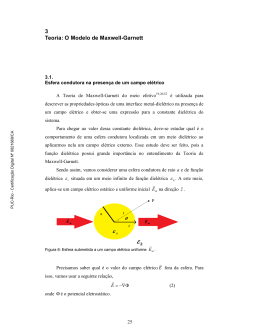 3 Teoria: O Modelo de Maxwell