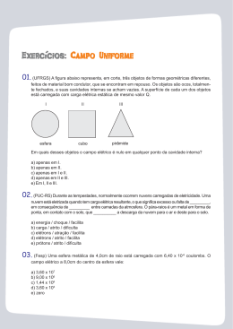Exerc&iacute;cios:C ampo Uniforme