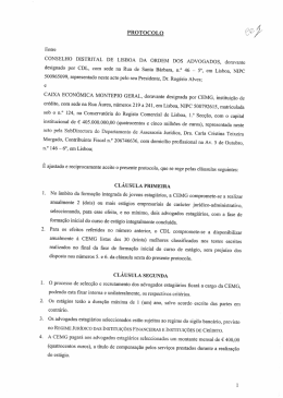 Protocolo - Caixa Económica Montepio Geral