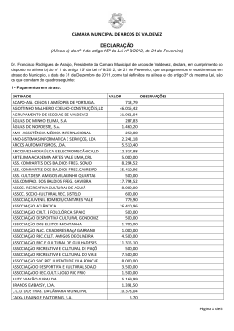 DECLARA&Ccedil;&Atilde;O PAGAMENTOS EM ATRASO