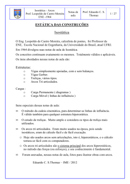Arcos tri-articulados