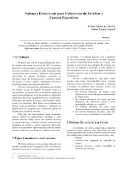 Sistemas Estruturais para Coberturas de Est&aacute;dios e Centros