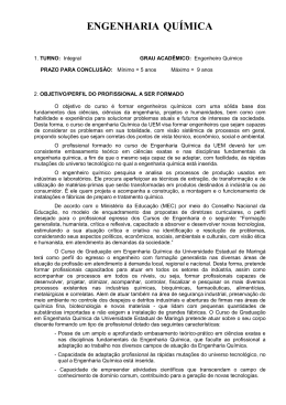 ENGENHARIA QU&Iacute;MICA