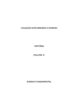 COLE&Ccedil;&Atilde;O EXPLORANDO O ENSINO hISt&oacute;RIA VOLUME 21