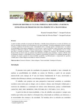 ENSINO DE HIST&Oacute;RIA E CULTURA IND&Iacute;GENA