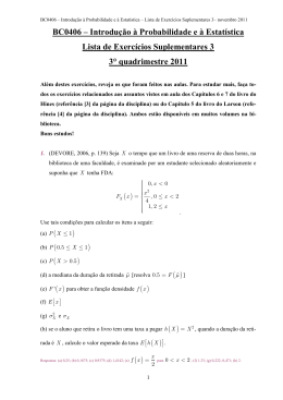 lista de exercícios preparatória para p3