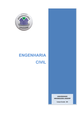 Projeto Pedag&oacute;gico do Curso de Engenharia Civil (Bacharelado)