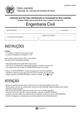 Prova de Engenharia Civil