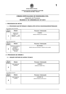 CÂMARA ESPECIALIZADA DE ENGENHARIA CIVIL - Crea-SP