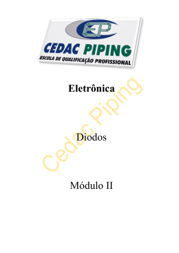 Eletr&ocirc;nica Diodos M&oacute;dulo II