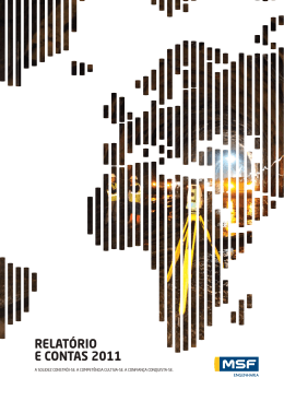 MSF Engenharia Relat&oacute;rio Gest&atilde;o e Contas 2011