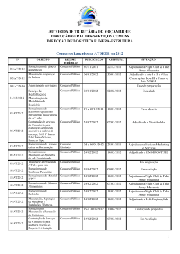 Concursos1 2012 Pagina WEB - Autoridade Tribut&aacute;ria de