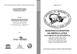 reservas da biosfera na américa latina documentos de referência