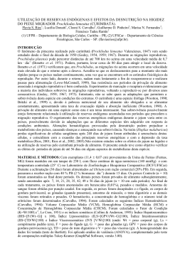(CURIMBAT&Aacute;). - Sociedade de Ecologia do Brasil
