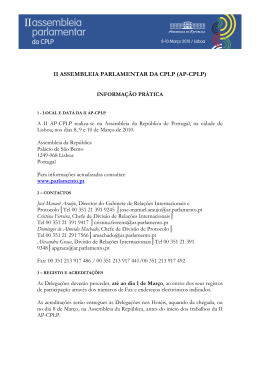 Informa&ccedil;&atilde;o - Assembleia da Rep&uacute;blica