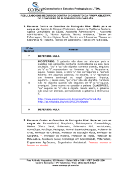 Respostas aos Recursos - Eldorado dos Carajas-PA