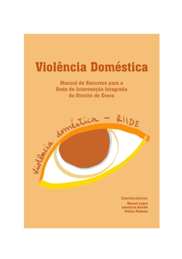 Violência Doméstica-Manual de Recursos da RIIDE