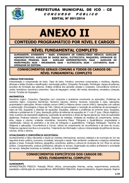 ANEXO II - Concursos CETREDE