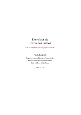Exerc&iacute;cios de Teoria dos Grafos - IME-USP