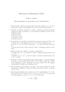 Ficha 9 - Elementos de Matemática Finita