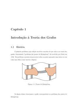 Capítulo 1 Introdução à Teoria dos Grafos