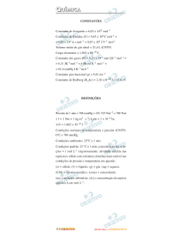 QU&Iacute;MICA - Curso Objetivo