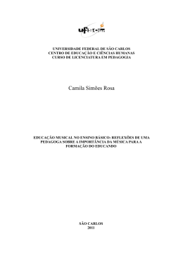 Camila Simões Rosa - Universidade Federal de São Carlos