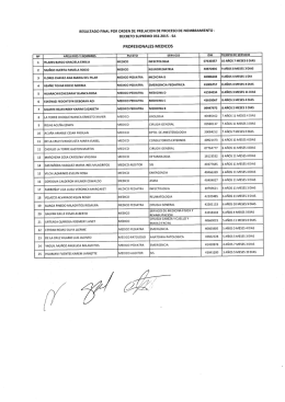 resultado final por orden de prelacion de proceso de nombramiento